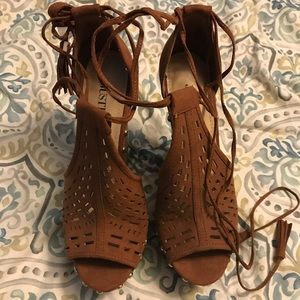 JustFab Wedge Heels - Size 8